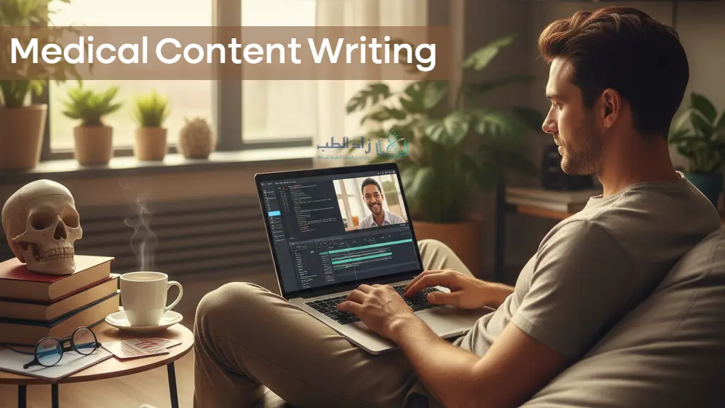 صورة توضيحية لطالب يحبث عن فرص عمل لطلاب الطب