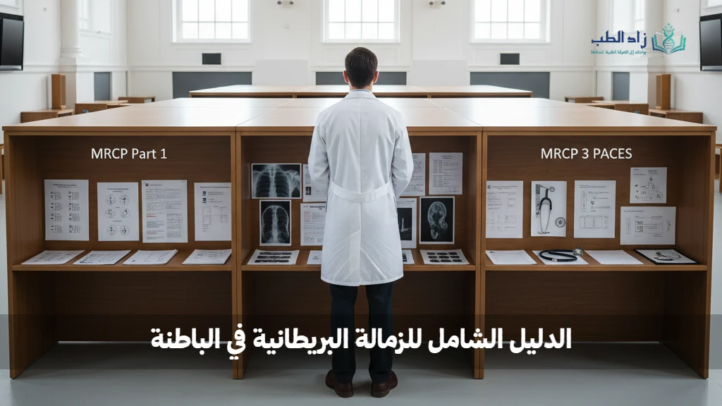 أقسام امتحانات الزمالة البريطانية للباطنة