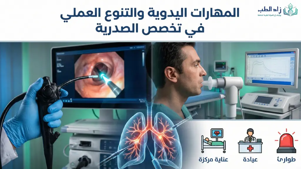 المهارات اليدوية والتنوع في تخصص الصدرية