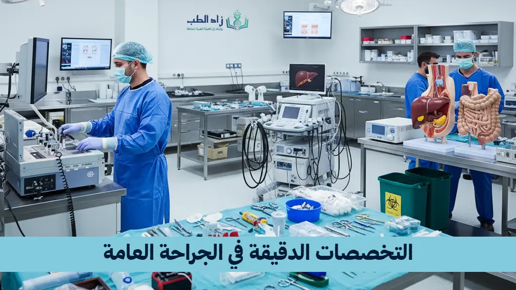 التخصصات الدقيقة في الجراحة العامة