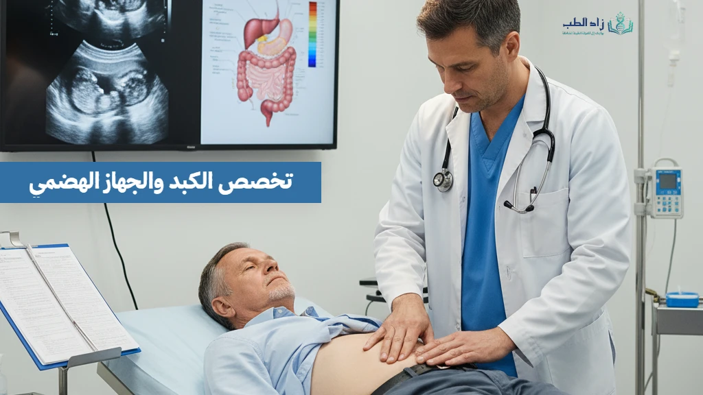 دليلك حول تخصص الكبد والجهاز الهضمي