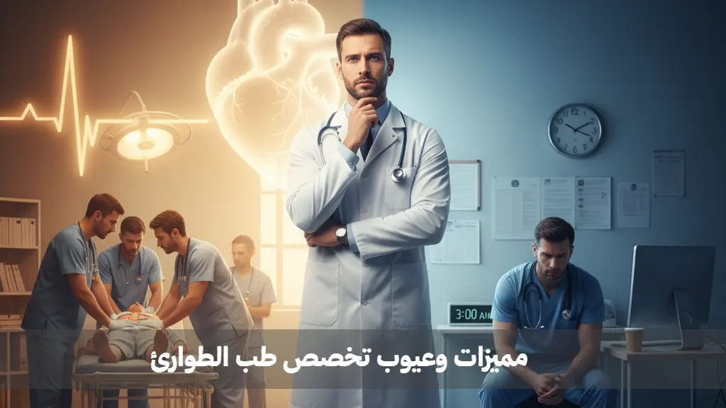 موازنة بين مميزات وعيوب تخصص طب الطوارئ