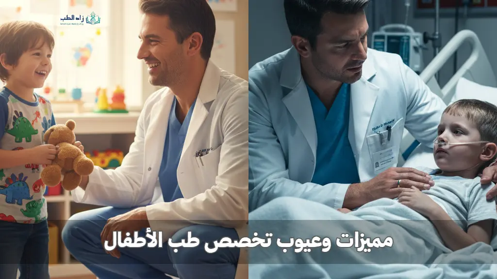 مميزات وعيوب طب الأطفال