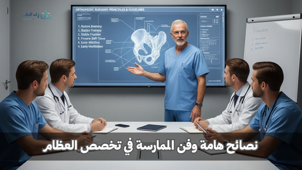 نصائح وقواعد هامة في تخصص جراحة العظام