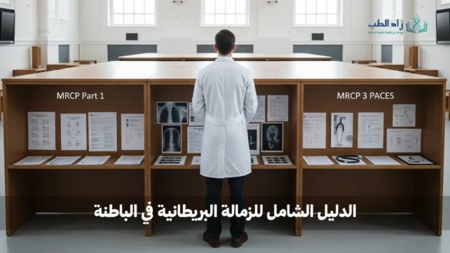 أقسام امتحانات الزمالة البريطانية للباطنة