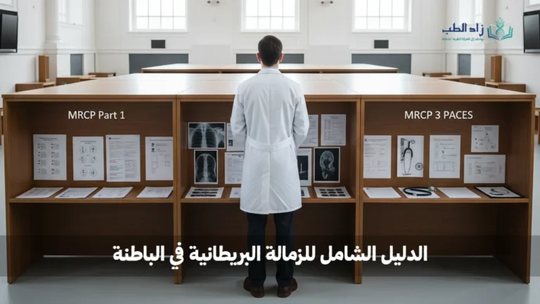 أقسام امتحانات الزمالة البريطانية للباطنة