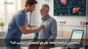 طبيب يباشر عمله في تخصص الباطنة العامة