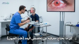 تخصص الرمد (طب وجراحة العيون)