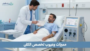 مميزات وعيوب تخصص الكلى