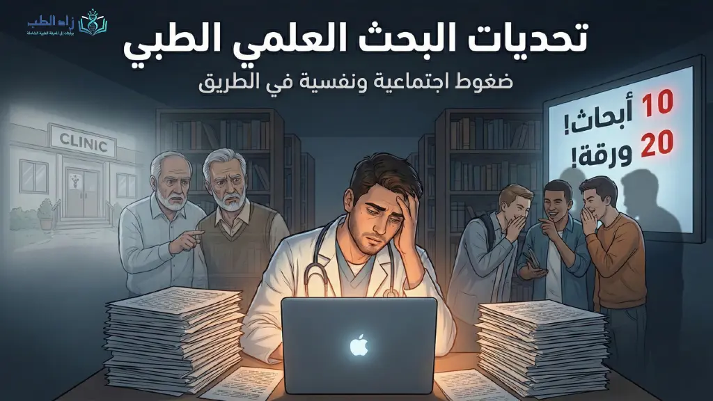 تحديات وضغوط في مسار البحث العلمي الطبي