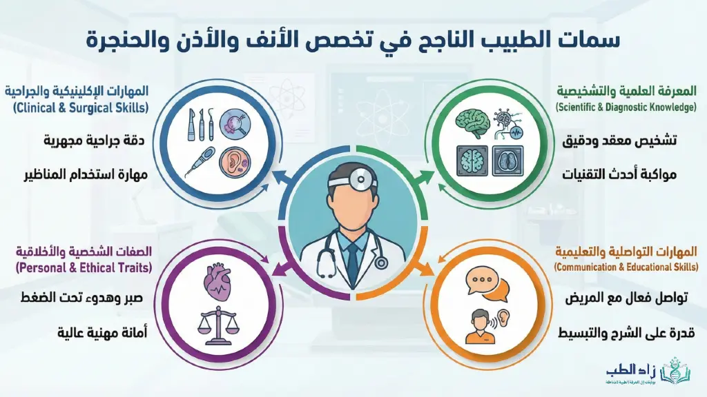 سمات طبيب الأنف والأذن والحنجرة الناجح