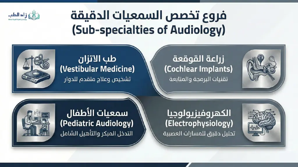 فروع تخصص السمعيات الدقيقة