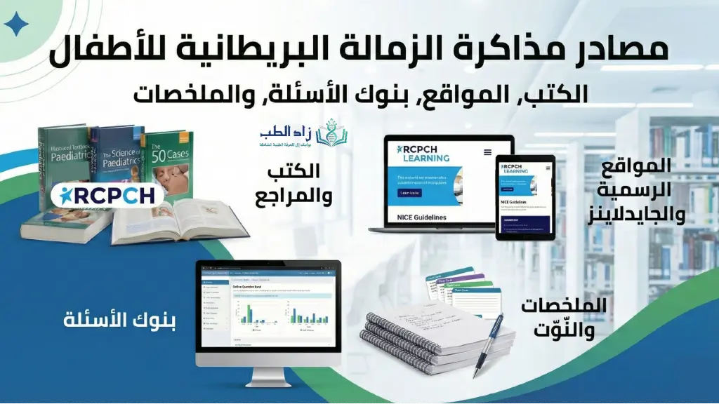أفضل كتب ومصادر مذاكرة الزمالة البريطانية للأطفال MRCPCH