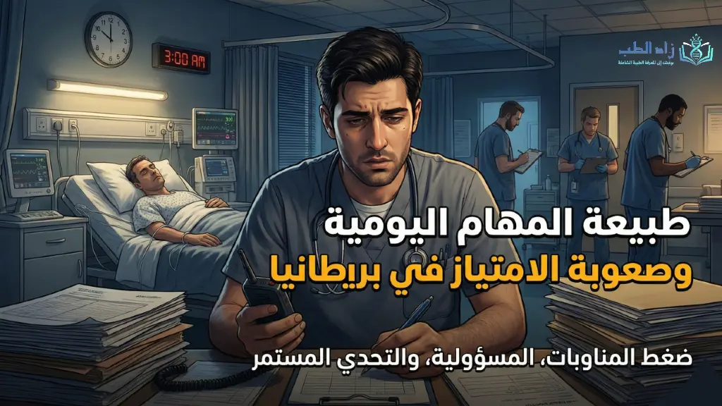 طبيعة المهام اليومية وصعوبة الامتياز في بريطانيا