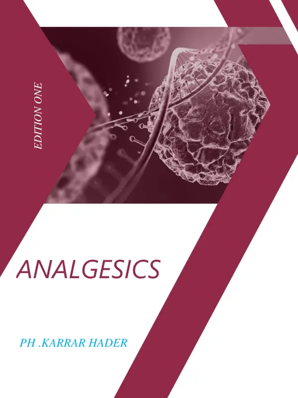 غلاف كتاب أنواع المسكنات واستخداماتها pdf