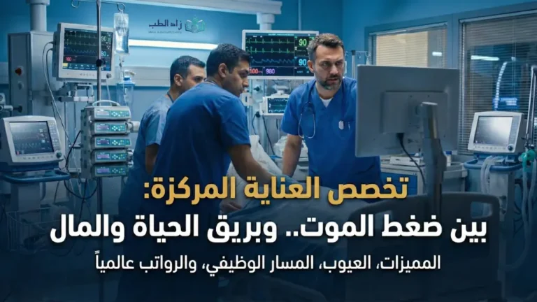 تخصص العناية المركزة