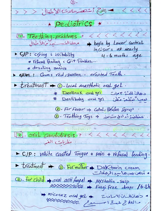 علاج أشهر حالات الأطفال pdf