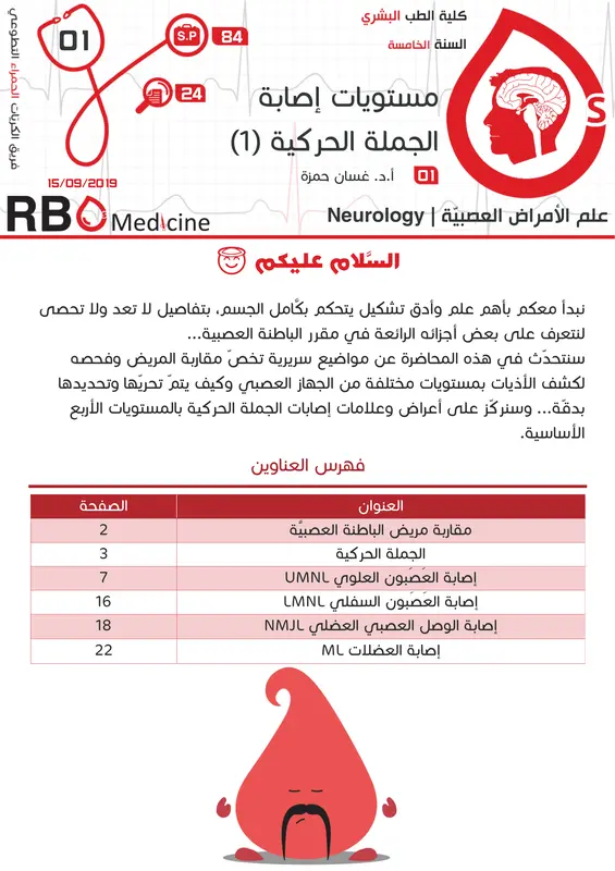 كتاب الباطنة العصبية فريق RBCs pdf