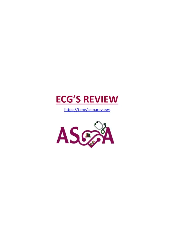 كتاب ECG Review pdf