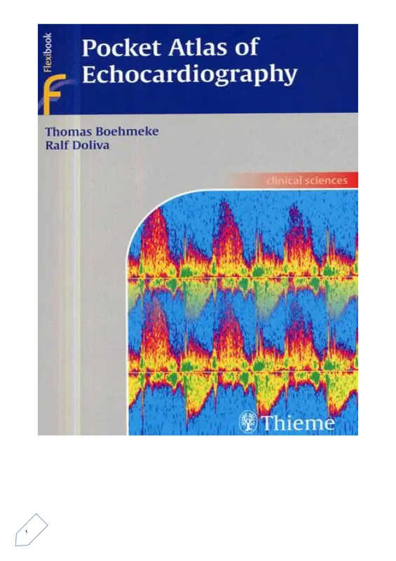 كتاب Pocket Atlas of Echocardiography pdf
