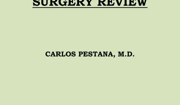 كتاب Surgery Review pdf