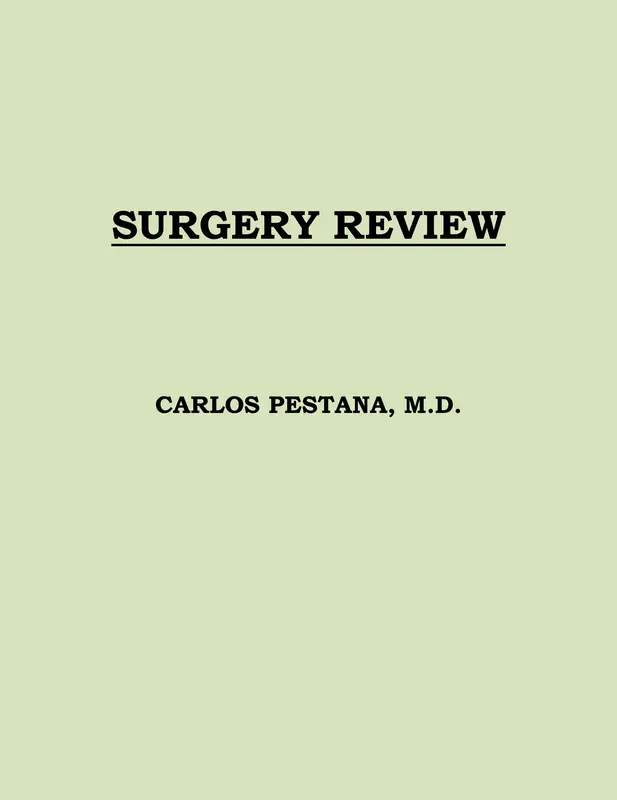 كتاب Surgery Review pdf